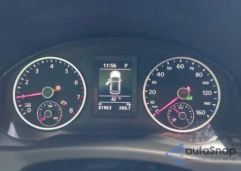 2013 Volkswagen Tiguan S из США, поврежденный, VIN WVGAV3AX3DW566784